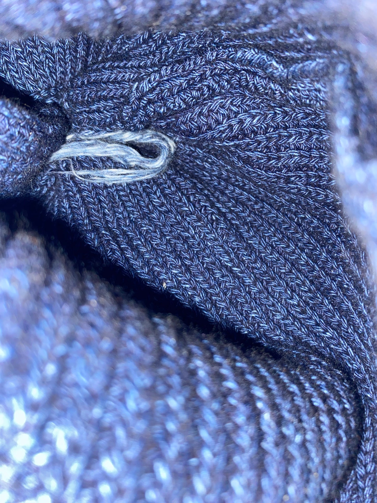 Japanese indigo knit beanie
