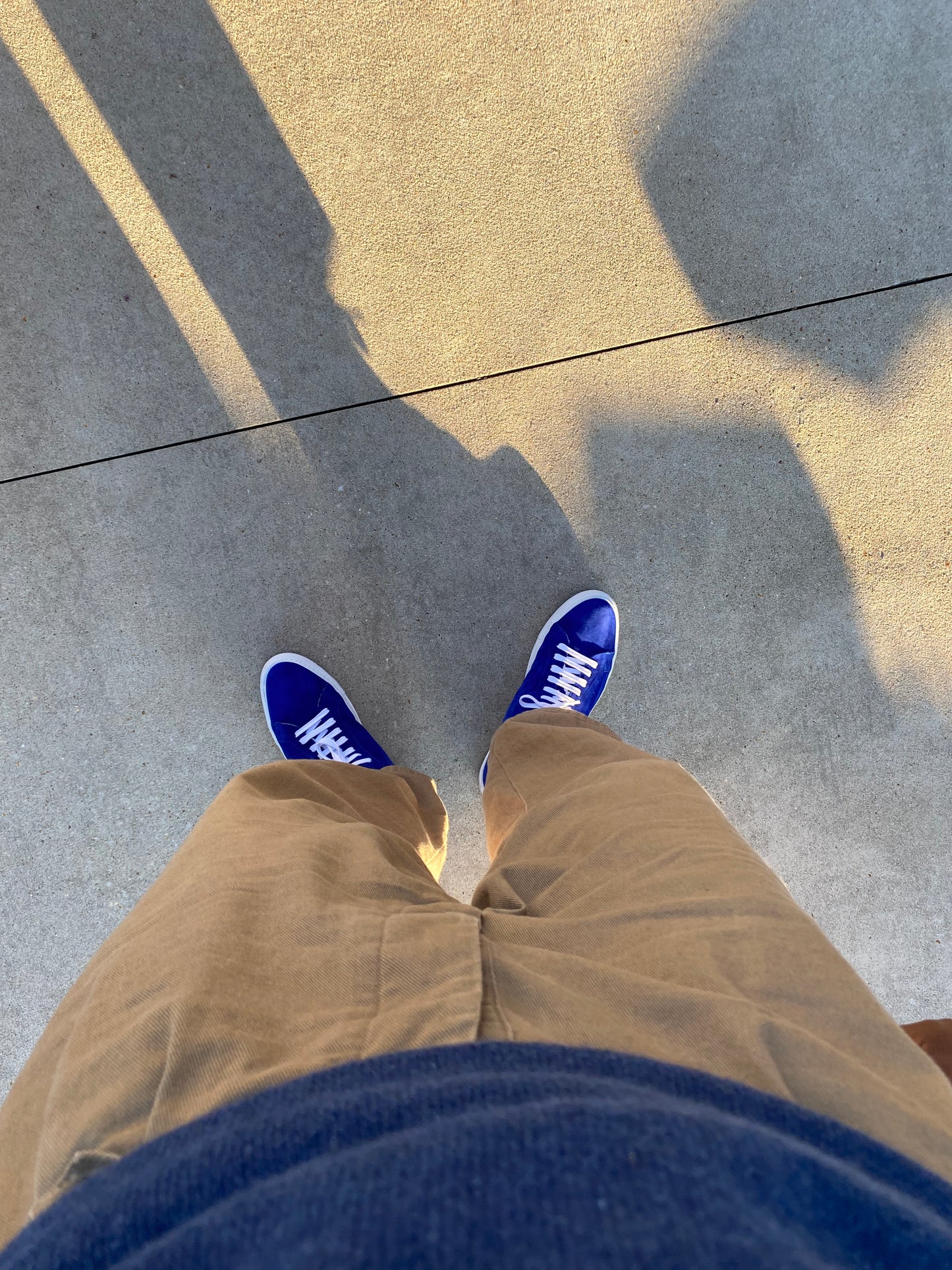 Blue Suede Shoes - Calfskin Leather