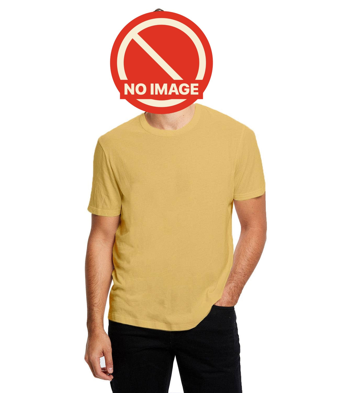 Supima Crew — Pollen — Pollen, front (face covered with the NO IMAGE mark)
