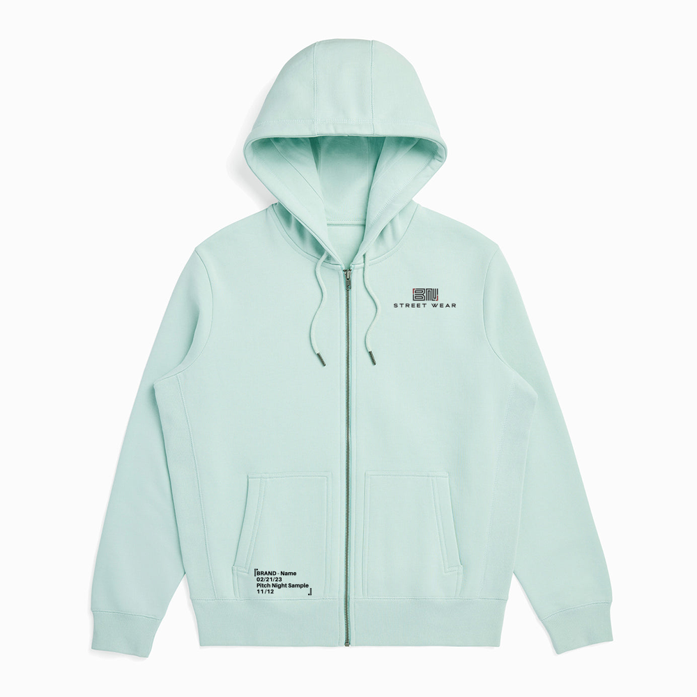 Fleece Logo Hoodie (Seafoam)